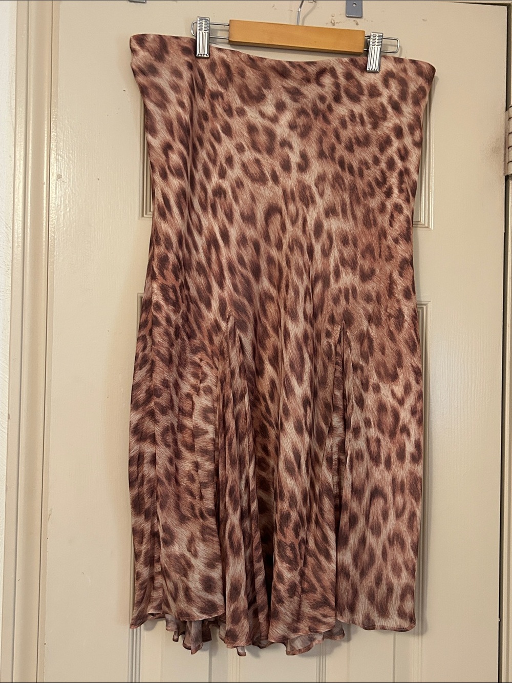J. Crew Brown Leopard Print Skirt